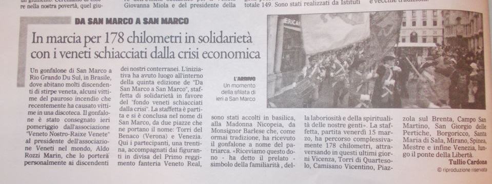 Il Gazzettino - 25 Marzo 2013